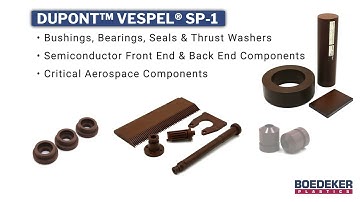 DuPont™ Vespel® SP-1 Polyimde Overview in Under a Minute