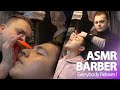 ASMR | Sleep Therapy Of The Day - ASMR Head Massage On Barber Chair
