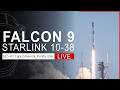 SpaceX Launches Starlink 10-38 Mission from Cape Canaveral, Florida