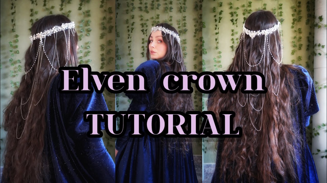 How to make an ELVEN CROWN - medieval crown tutorial - DIY circlet - DIY elven headpiece
