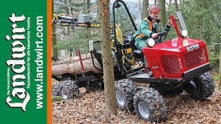 Alstor 8x8 | Kompakter Forwarder für extremes Gelände