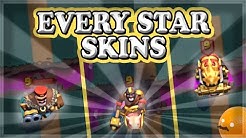 EVERY Star Skin Level 2 and Level 3 Skins | Clash Royale 🍊