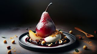 Christmas Dessert Mastery: Poached Pear & Mousse!