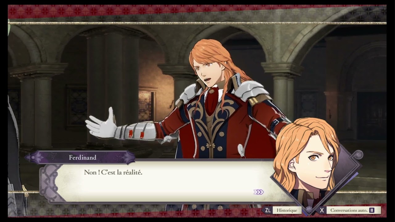 Fire Emblem : Three Houses - Soutiens FR Ferdinand & Byleth