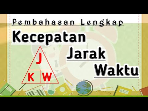 Video: Bagaimana Menemukan Kecepatan, Waktu, Jarak