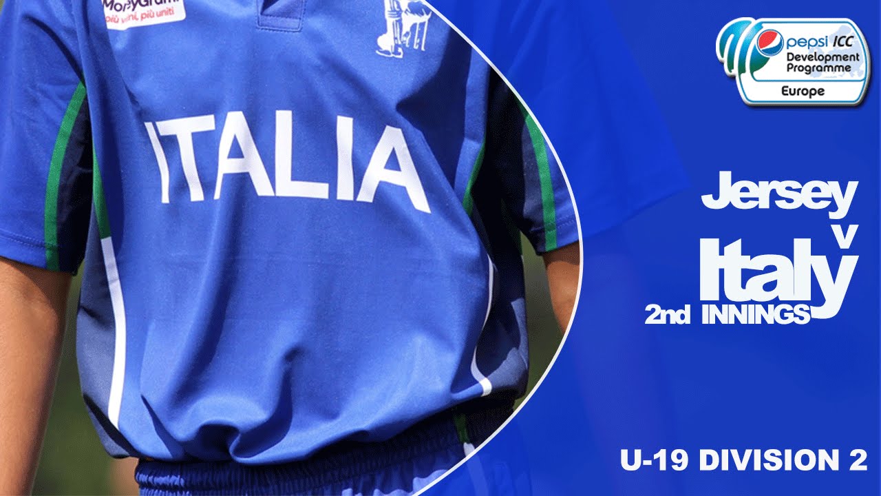 Italy v Jersey - Italy Innings - Pepsi ICC Europe U19 Division 2