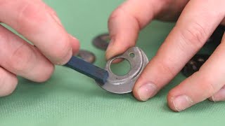 Singer Featherweight 221 222 Repair Video Tutorial - Rust & Burr Repair