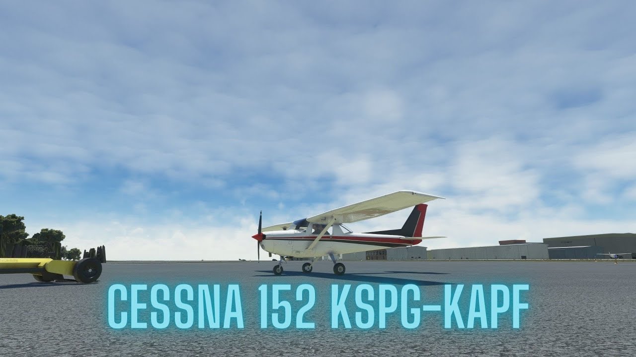 Flight Simulator Live Stream Flying VFR | Cessna 152 | KSPG-KAPF - YouTube