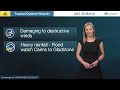⚠Weather Update: Tropical cyclone Debbie, 25 March 2017