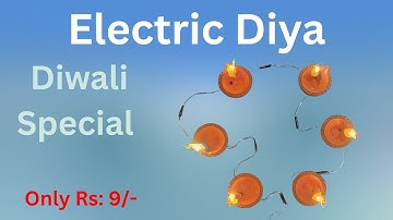 How To Make Electric Diya at Home || Electric Diya|| Diwali Special project|| Happy Diwali #leddiya