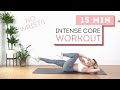 15 min INTENSE CORE WORKOUT // No Wrists