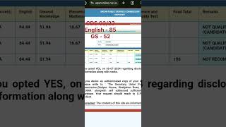 Scored 85 In English And 52 In Gs In Cds 0223