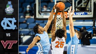 North Carolina Vs Virginia Tech Acc Mens Basketball Tournament Highlights 2021