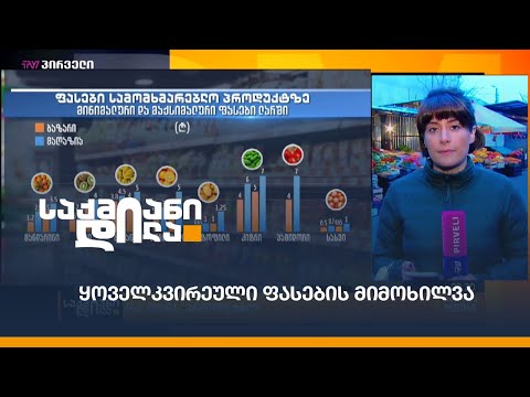 ყოველკვირეული ფასების მიმოხილვა