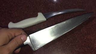 Curved Boning Knife vs Victorinox Boning knife