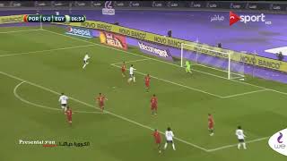 اولى هجمات المنتخب المصري امام البرتغال 