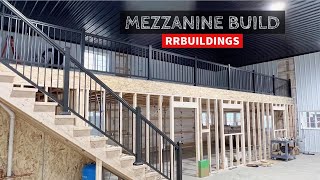 Shop Mezzanine Buildout with Stair Case Build: Farm Chains Final