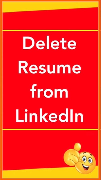 How To Easily Delete Your Resume CV From LinkedIn In 2025 YouTube how-to-easily-delete-your-resume-cv-from-linkedin-in-2025-youtube