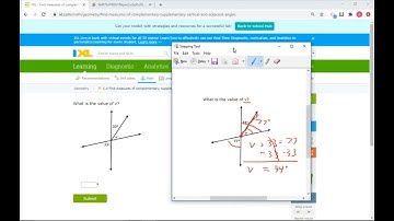IXL C4: Find Measures of Complementary, Supplementary, Vertical, and Adjacent Angles (Geometry)