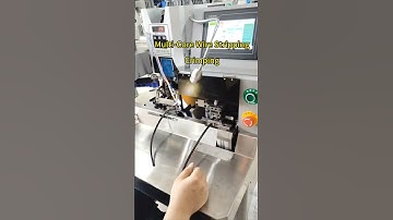 Electric Multi-Core Wire Stripping and Crimping Machine