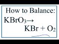 Balancing Chemical Equations
