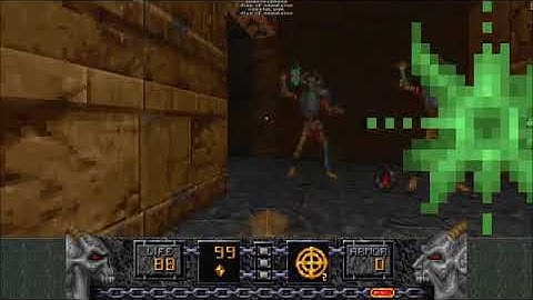 Heretic Masters of Chaos e3m6 black plague speed run in 0:29