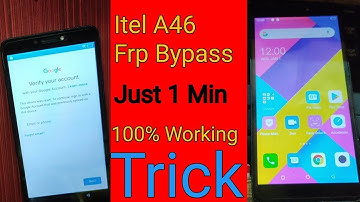 itel L5503 Frp Google Account Bypass | itel a46 frp bypass | ANDROID 9 PIE