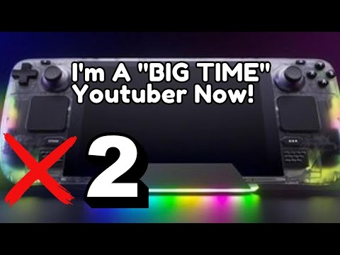 I'm A "Big Time" Youtuber! | Mod-Deck + Stock Steam Deck Update! | JSAUX RGB Backplate Install EASY