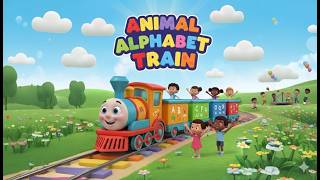 Alphabet Express – Animal ABC Train Song for Kids | mokyu ASMR #ABCsong #AlphabetTrain #KidsSongs