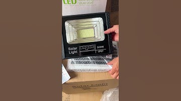 TEST thực tế đèn năng lượng mặt trời Solar light 500W