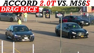 2020 Honda Accord Sport 2.0T vs. Infiniti M56S V8: 3 Races