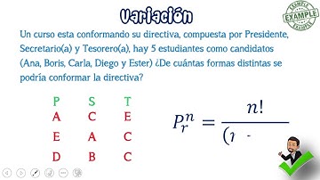 Técnicas de Conteo - Permutaciones (Variaciones). Parte 2