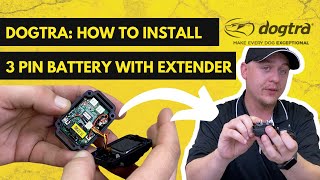 Dogtra E-Collar Battery Installation | 3 Pin Battery with Extender by Dogtra 1,461 views 3 months ago 5 minutes, 53 seconds