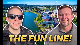 THE FUN LINE In Bend Oregon: Trendiest Spots In Bend Oregon EXPLORED! | Relocating To Bend Oregon