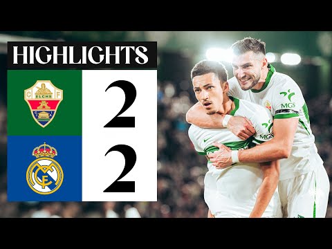 Elche CF vs Real Madrid (1-1) | RESUMEN | J13 | #LALIGAEASPORTS
