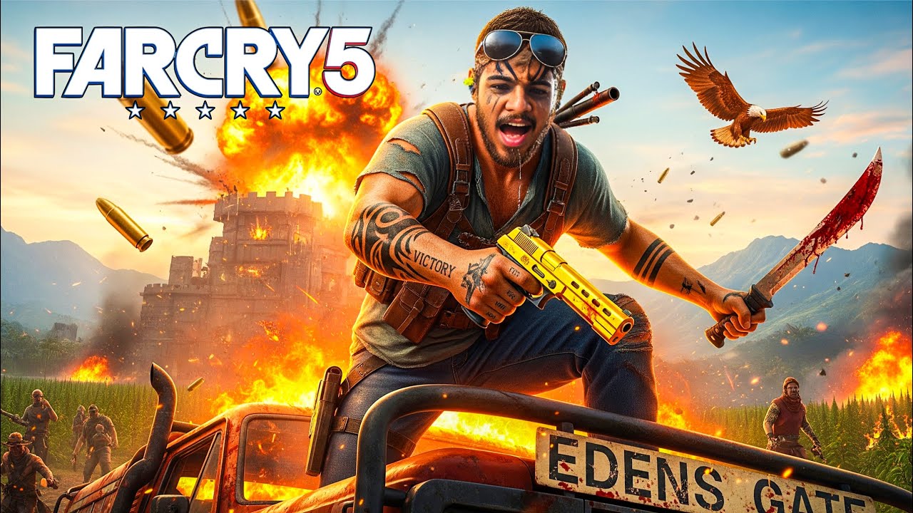 बंदूक का कहर! 😈🔫 आज सबको उड़ा दूँगा🔥 | Far Cry 5 LIVE🔥