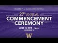 2018 UW Bothell Commencement