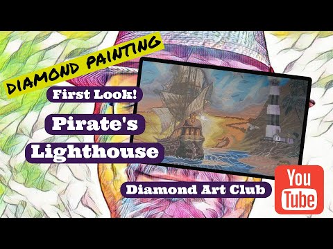 Diamond Art Club First Look - Pirate's Lighthouse! - YouTube