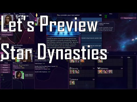 Star Dynasties - Intrigue All Around - Let's Preview