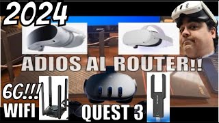 PCVR WIFI directa a tu PC Quest 3, Quest 2 y Pico 4 en 6G