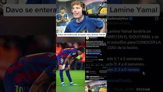 La lesión deLamine #davooxeneize #parati #futbol #fyp #lamineyamal #barcelona #realmadrid #davo #fc