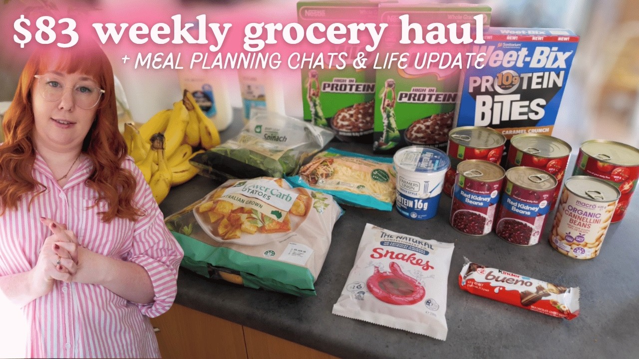 budget weekly grocery haul +  emotional life update