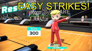 How To Bowl A Perfect Game In Nintendo Switch Sports - 300 *Easy Strategy*