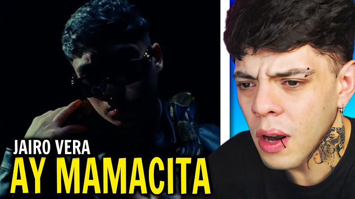 (REACCIÓN) JAIRO VERA - AY MAMACITA (PROD. ADAN LA AMENAZA )
