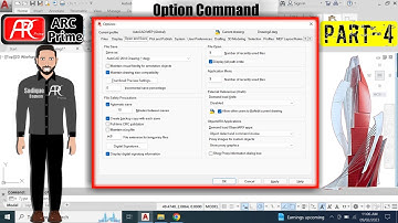 l AutoCAD 2D ll AutoCAD Option Command Dialog Box Explained in Hindi Part-4