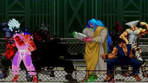 [KOF Mugen] Memorial | Super Akuma Team vs Super Street Fighters [ 4vs4 ]