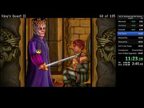 King's Quest II : Romancing the Stones any% speedrun in 23:16
