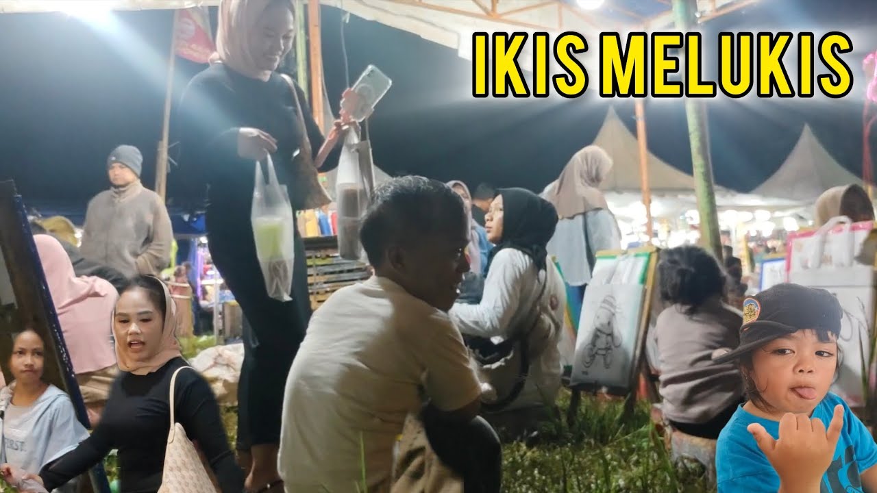 jalan jalan malam ke pameran