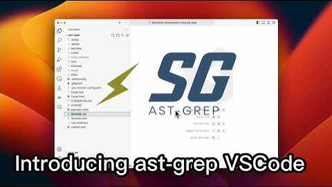 ast-grep VSCode, a structural search and replace extension