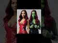 Superhero Photoset Featuring Gamora, Nebula, and Mantis from Marvel